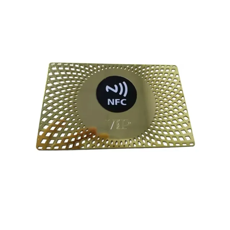 NFC Metal Credit Card Plated Gold Color