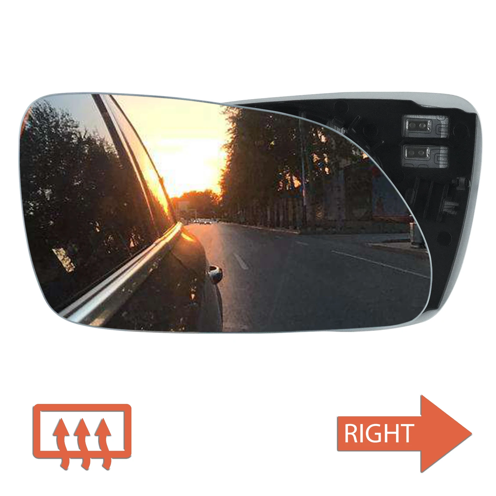 

Suitable for Volkswagen Polo 2002, 2003, 2004, 2005 rearview mirror lenses, high-definition heated reflective lens glass
