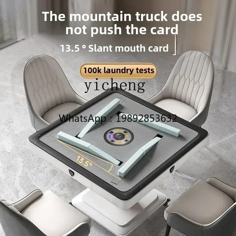 AA  third-generation push-free brand roller coaster automatic mahjong machine household silent folding mahjong table