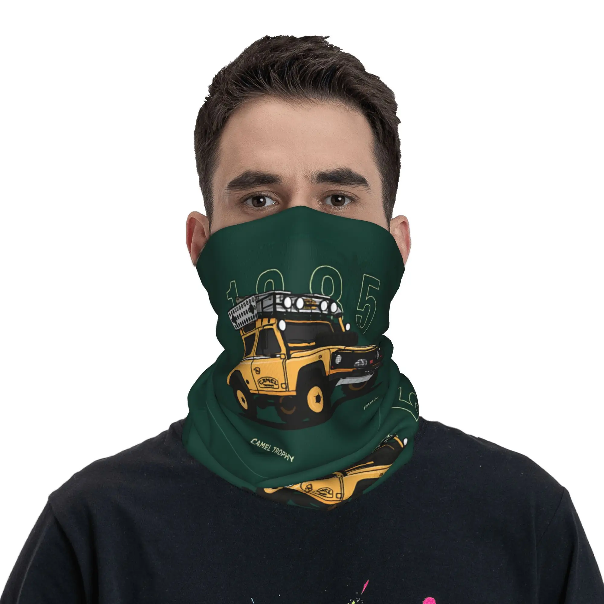 مخصص C-Camels باندانا الرقبة أدفأ الرجال النساء الشتاء التزلج التنزه وشاح الجراب المدافع 110 واقي الوجه