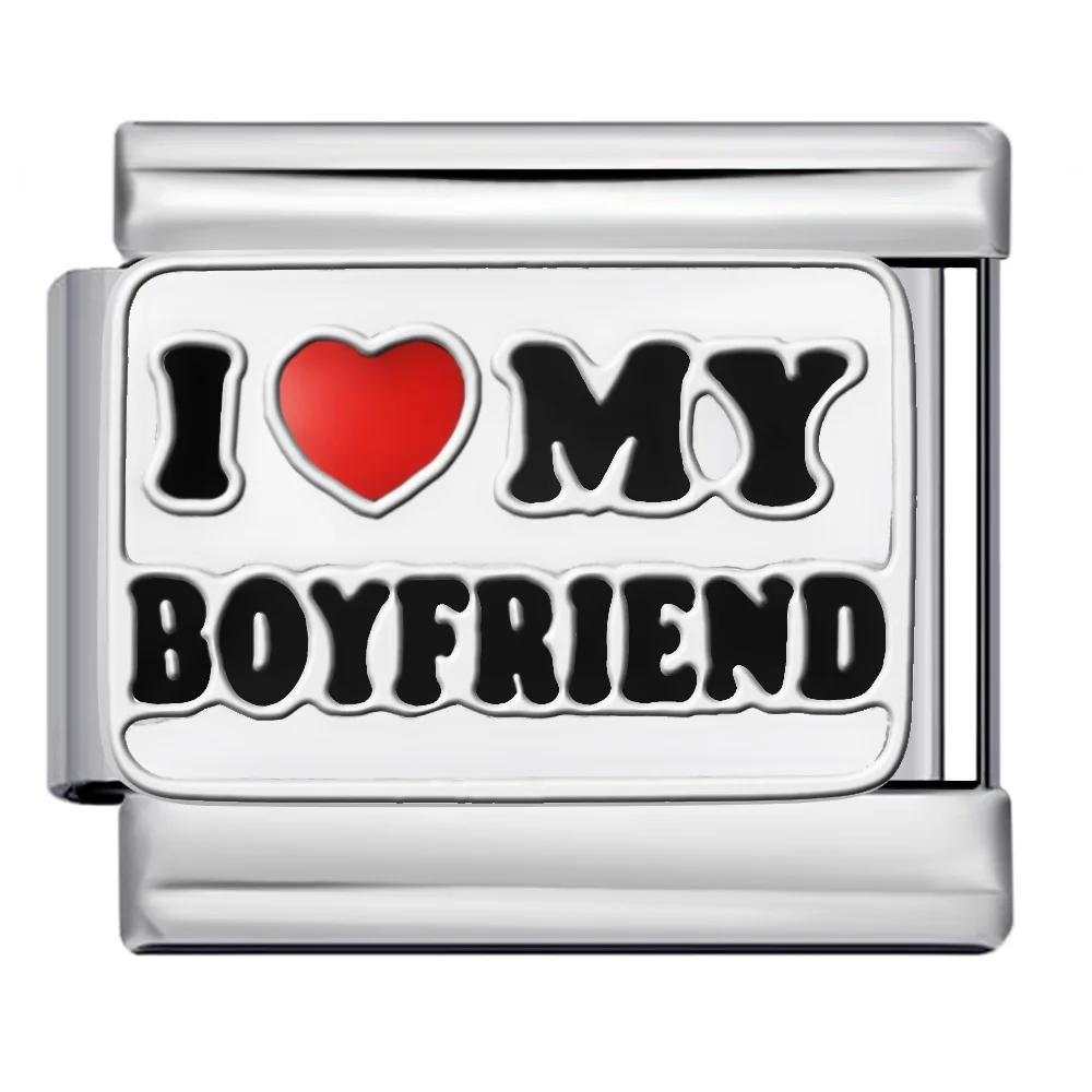 الأزياء الملونة نمط نمط سحر الإيطالية صالح DIY Makling 9mm الإيطالية سحر سوار الفولاذ المقاوم للصدأ النساء الرجال المجوهرات هدية