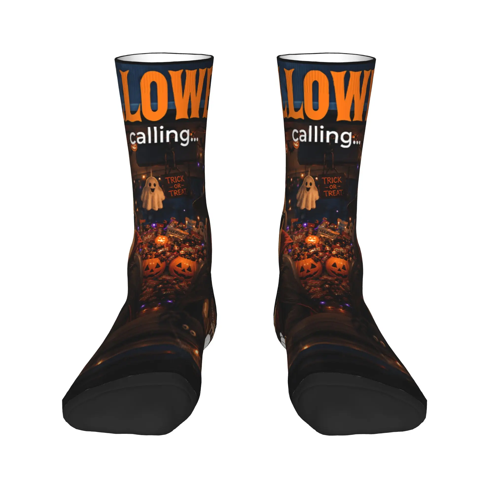 Halloween Car Ride Tung Sahur Costume Party John Pork Meme Socks  Funny Stockings Men Climbing Socks Spring Graphic Anti Socks