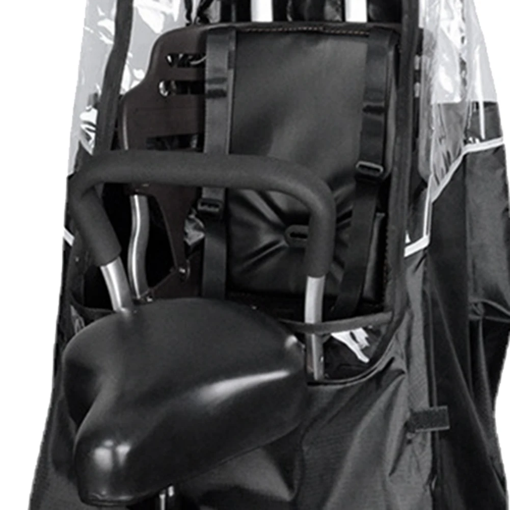 

A64T-1 Piece Bicycle Child Saddle Rain Cover Bicycle Rear Child Saddle Cover Waterproof Bike Rain Uv Dust Windproof