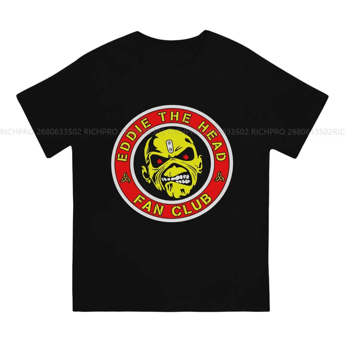 HEAVY METAL TShirt Eddie the Head Elegant Polyester T Shirt Homme Men Tee Shirt Printing Trendy