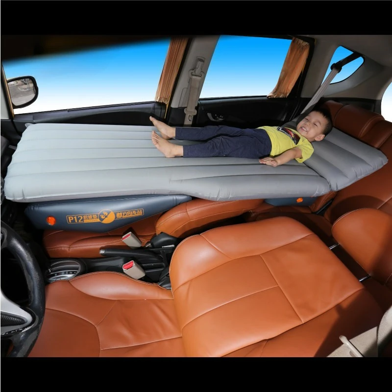 Air Mattress Travel Bed Flexible Setup Across Cabin Trunk Rear Seat for SUV Sedan MPV Pickup Car Universal Inflatabl Cushion Mat