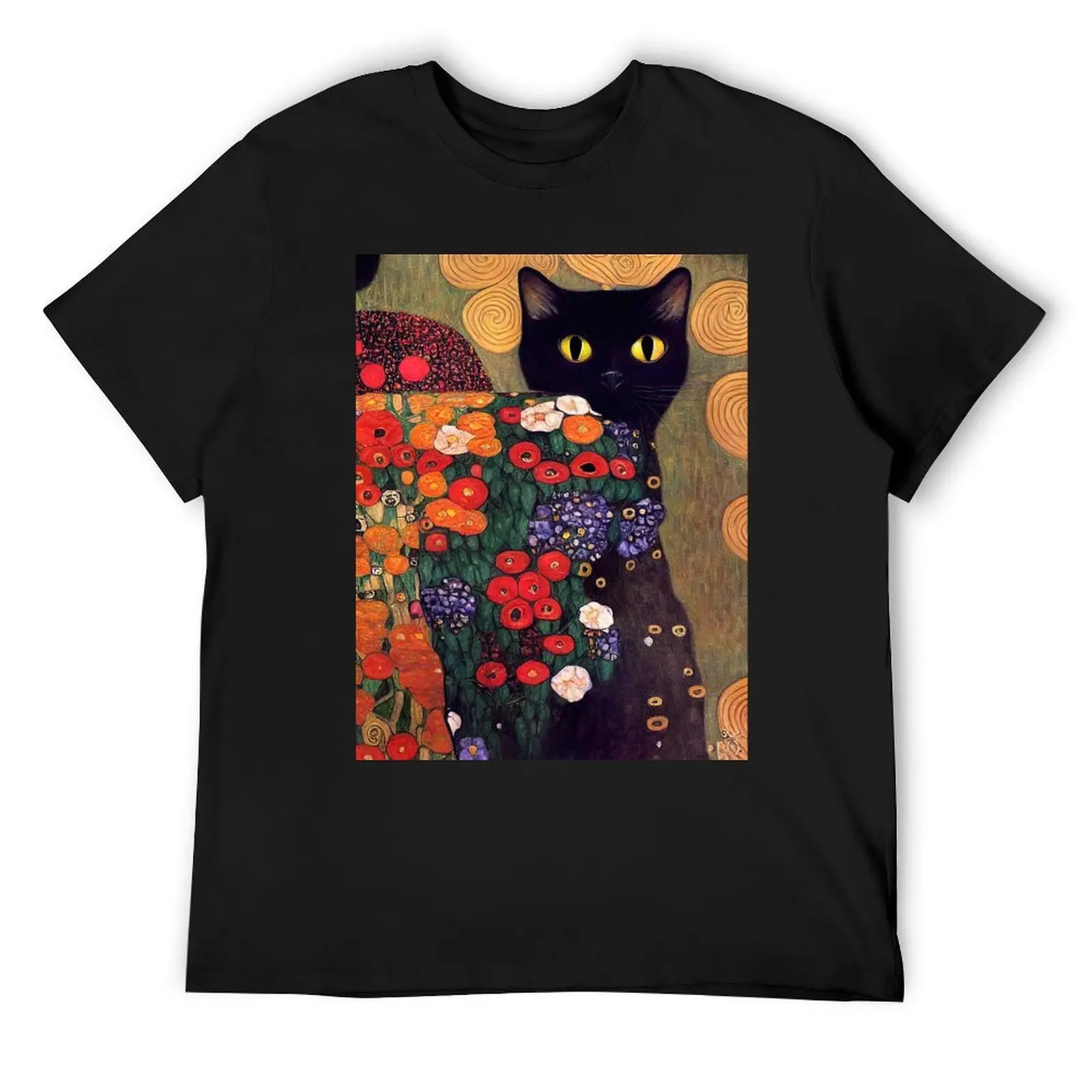 Klimt's Garden T-Shirt summer top vintage graphic tee heavyweight t shirts for men