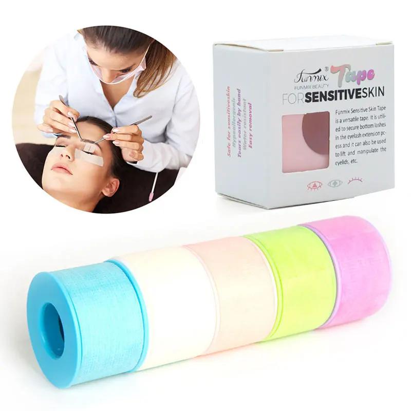 

Silicone Gel Eyelash Tape Breathable Sensitive Resistant Under Eye Pad Patches Non-Woven Micropore Tape Lashes Extension Supplie
