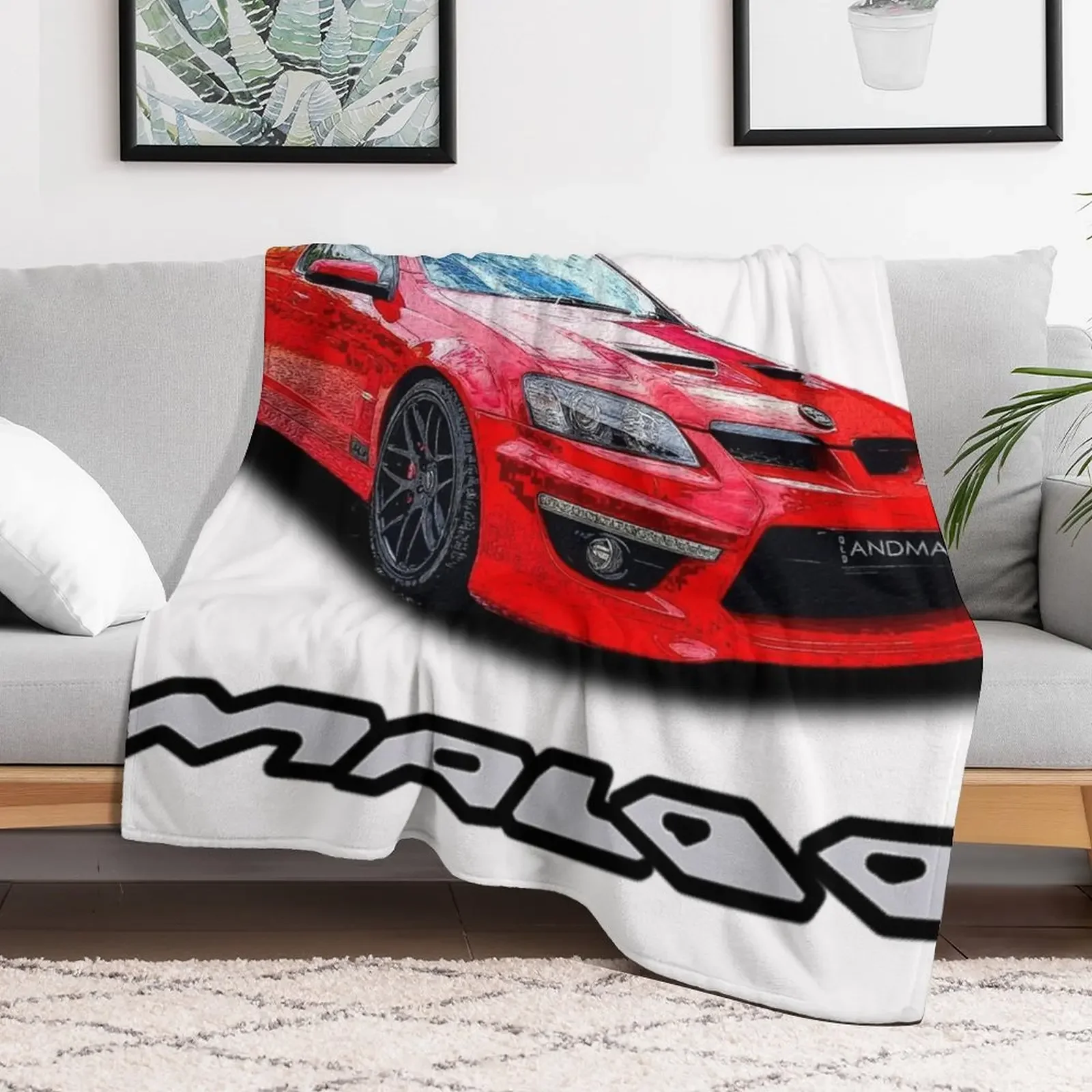 Sting Red VE HSV Maloo Throw Blanket Bed Fashionable christmas decoration bed plaid Moving Blankets