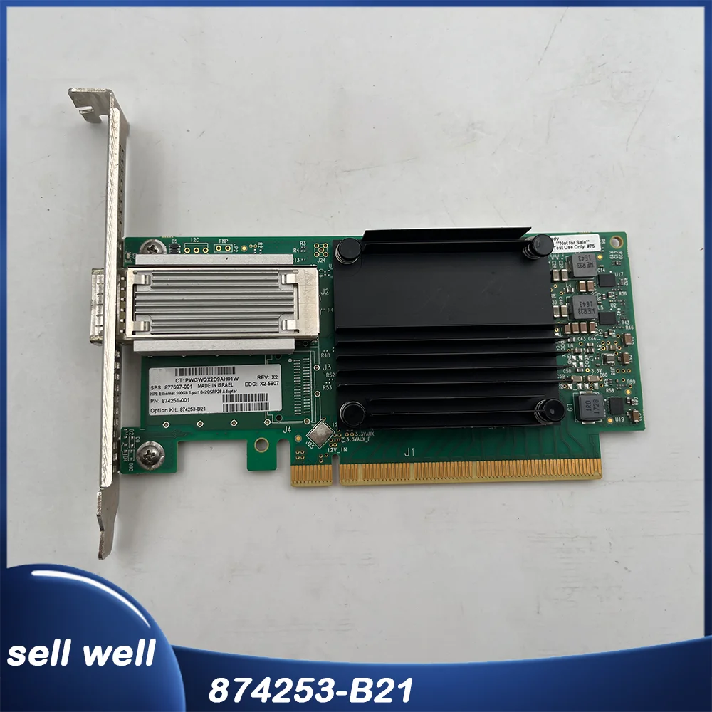 

Для сетевой карты Ethernet 100 ГБ 842QSFP28 877697 -001 874253 874253 -B21