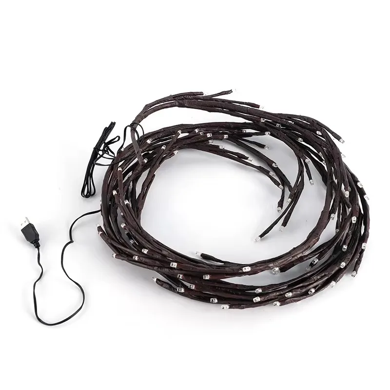 

Emitting Diode Tree Branch Vine Light New Internet celebrity INS String Lights Living Room Festival Wedding Tree Decoration