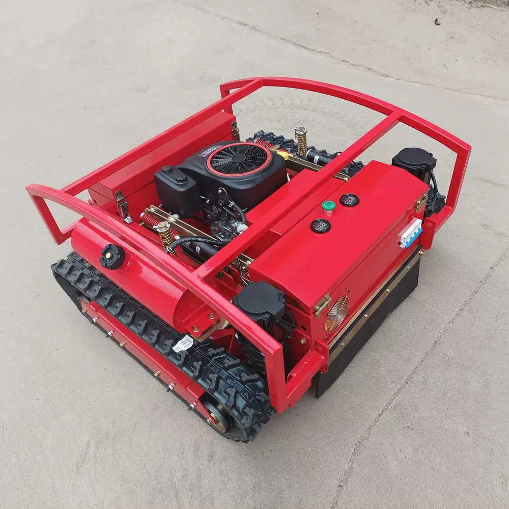 جزازة العشب التحكم في جزازة العشب RC منحدر جزازة العشب تتبع جميع التضاريس آلة القص الروبوتية للتحكم عن بعد