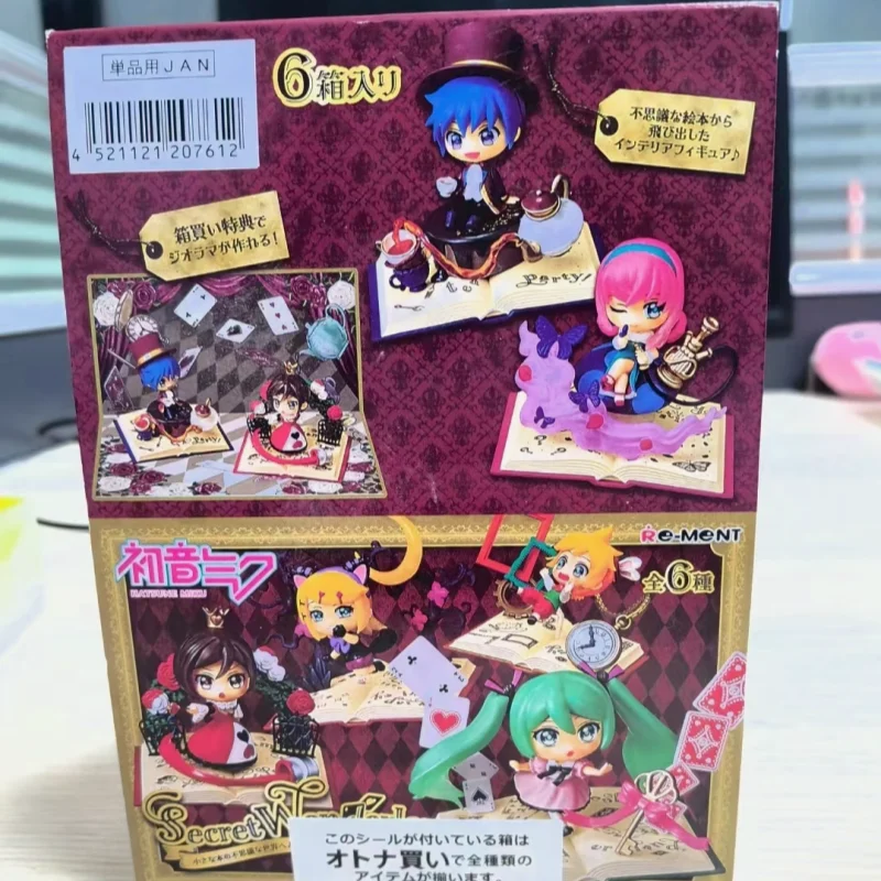

Genuine Hatsune Miku Animation Game Peripheral Toy Secret Wonderland Boxed Gacha Gashapon Anime Action Model Figures Collection