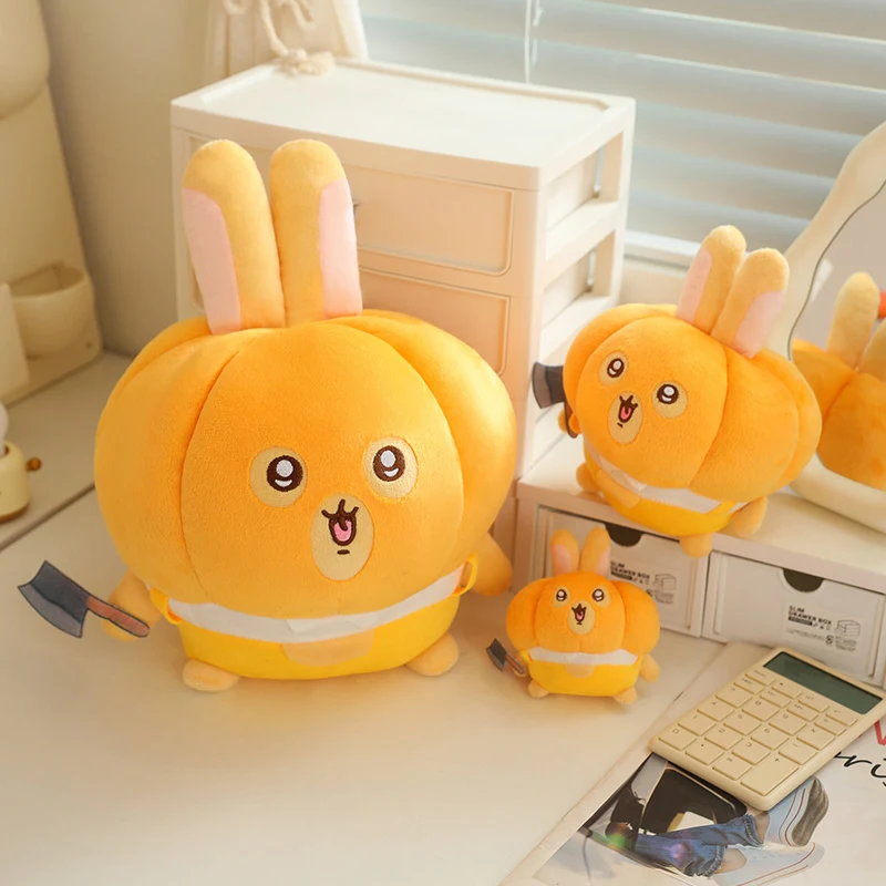 Ciondolo per borsa per bambola di peluche con zucca di Halloween. Simpatico ciondolo per borsa per bambola Giekawa con orso autospelante