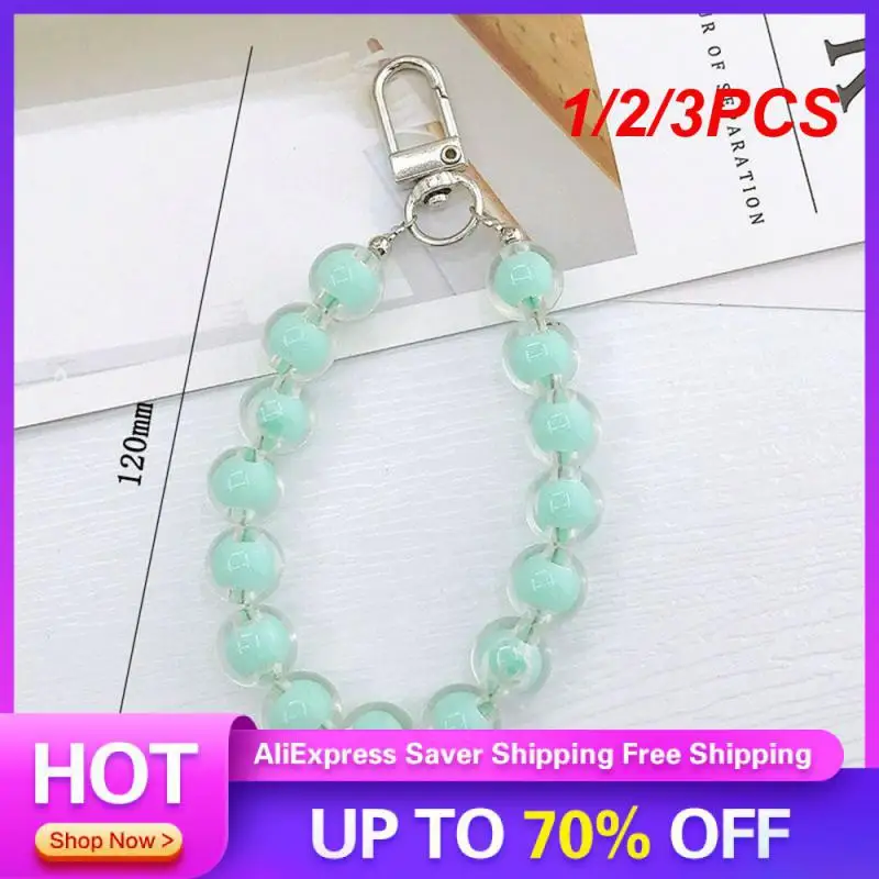 1/2/3PCS Candy Ornament Wear-resistant Acrylic Exquisite Pendant No Fading Mobile Phone Chain Not Easy To Break Beaded