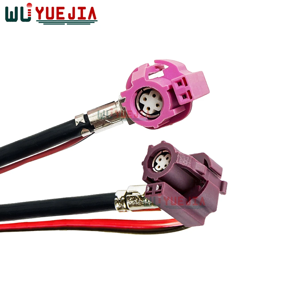 

4 + 2-контактный разъем HSD D «мама» на H «мама» прямоугольный разъем Автомобильная система Высокоскоростные данные 535 4-ядерный жгут проводов передачи LVDS