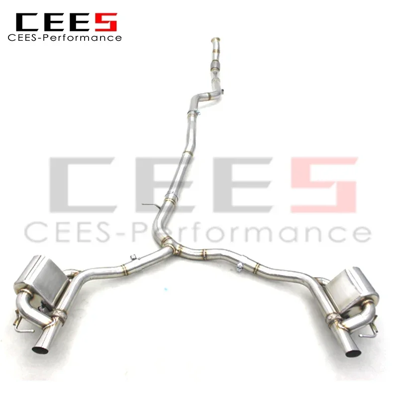 CEES Muffler Exhaust System For Mercedes-Benz AMG GT53 3.0T 2019-2023 Performance Stainless Steel Catback Racing Exhaust Pipes