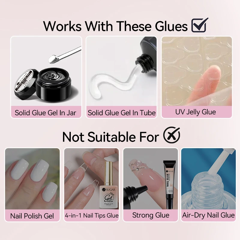 UR SUGAR 15ml Nail Debonder Solid Glue Gel Remover Fast Dissolve Liquid for Fake Tips Press On Nails Manicure False Nails Tool view 2