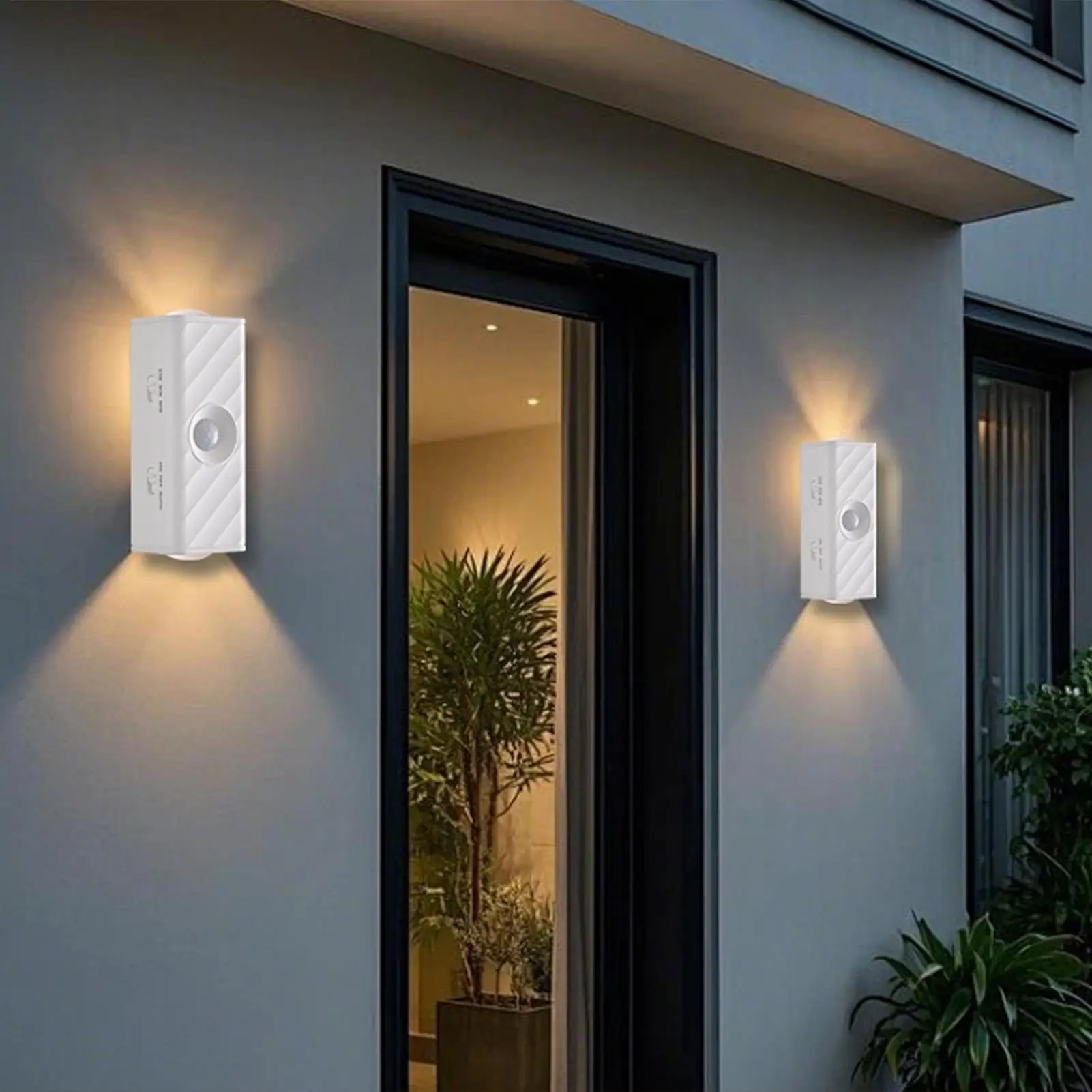 Motion Sensor Light Indoor Portable Magnetic Lighting Motion Sensing Nightlight For Kitchen Bedroom Closet Cabinet Wall Family