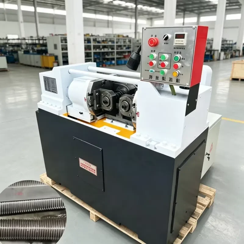 CE Certification New 2026 Factory Direct Easy Operate Two Axis Thread Rolling Machine Motor for Water Stop Screw