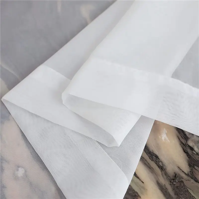 

Carefree- Window White Sheer Curtains 90 Inches Long 4 Panels Sheer White Curtains Clear Curtains Basic Rod Pocket Panel