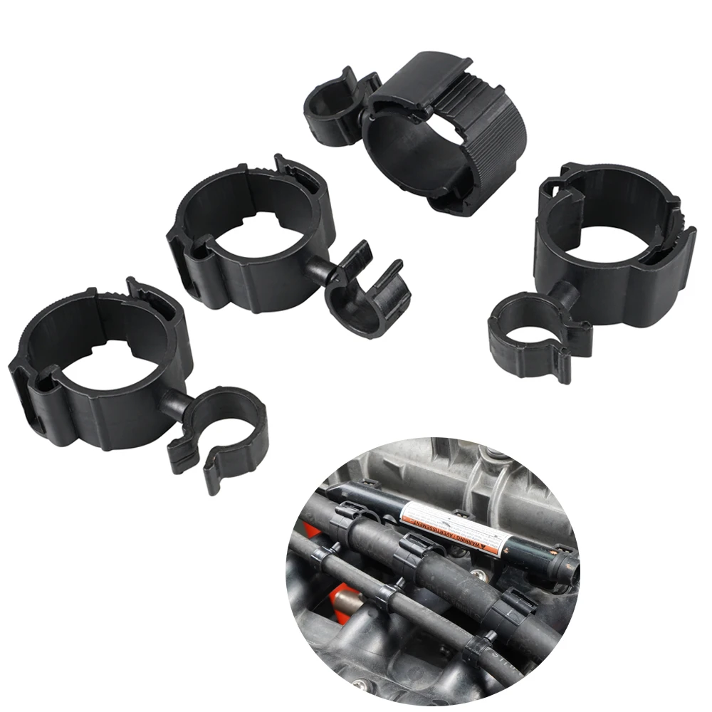 

For Maverick X3 Coolant Hose Clamp Kit For Can-Am Maverick X3 4X4 Max R RR 900 HO 2018 2017-2023 2022 Nylon 4PCS