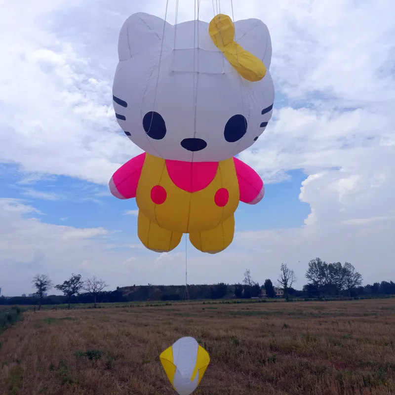 Free shipping cat kites pendant flying soft kite windsocks kites show kites factory professional wind kites pilot kite latawiec