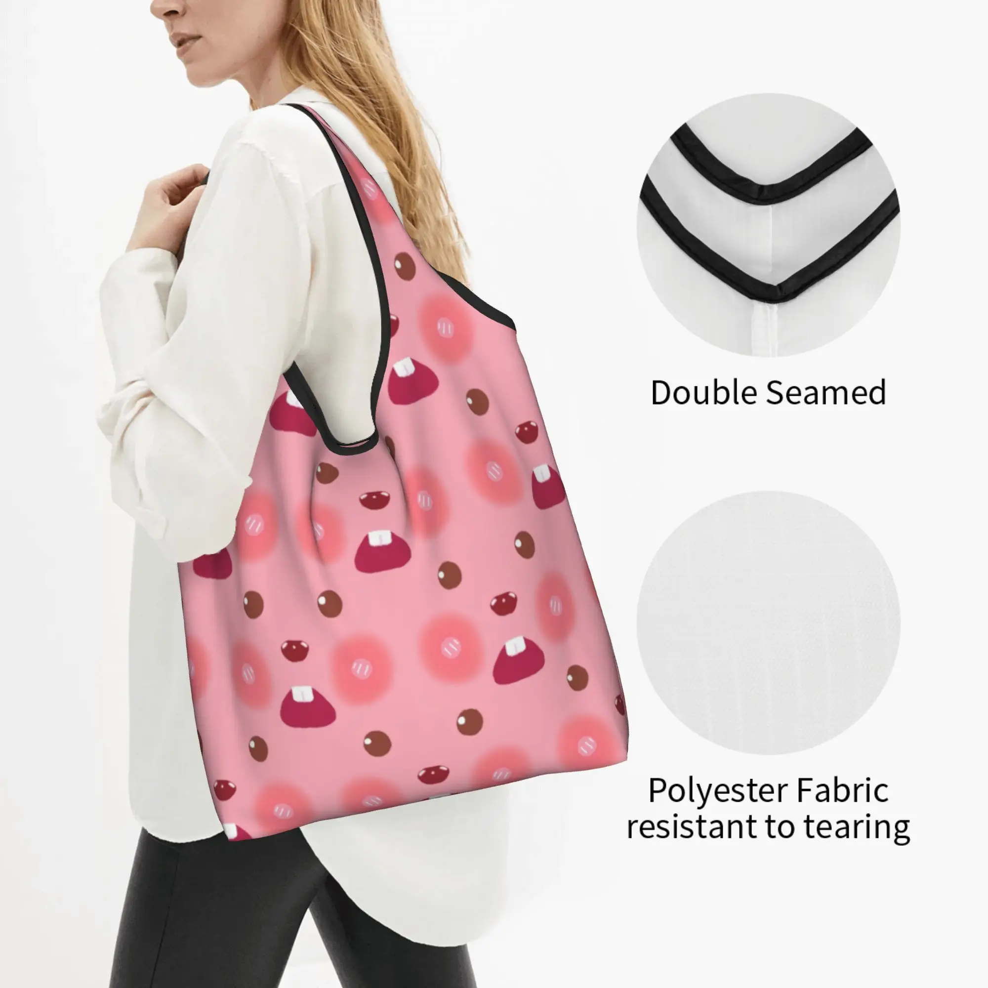 Cute Pororo The Little Penguin Loopy  Shopping Tote Bag Portable Korean 3D Anima TV Grocery Shoulder Shopper Bag