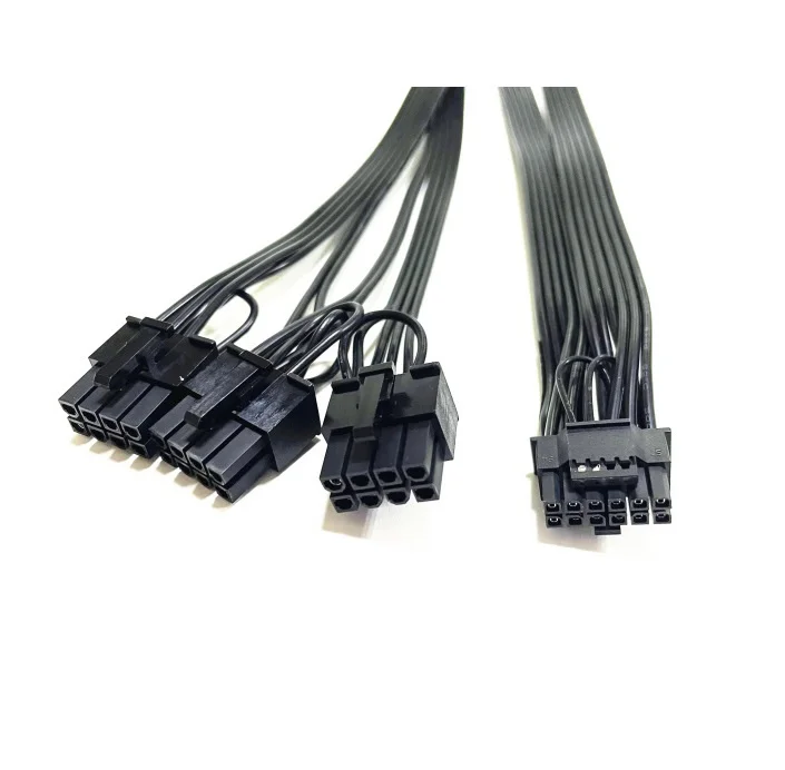 PCIE 5.0 12VHPWR PSU 3x8pin to 16pin Power Supply Cable For Corsair/Seasonic/EVGA/Silverstone Modular Suppport RTX4080 RTX4090