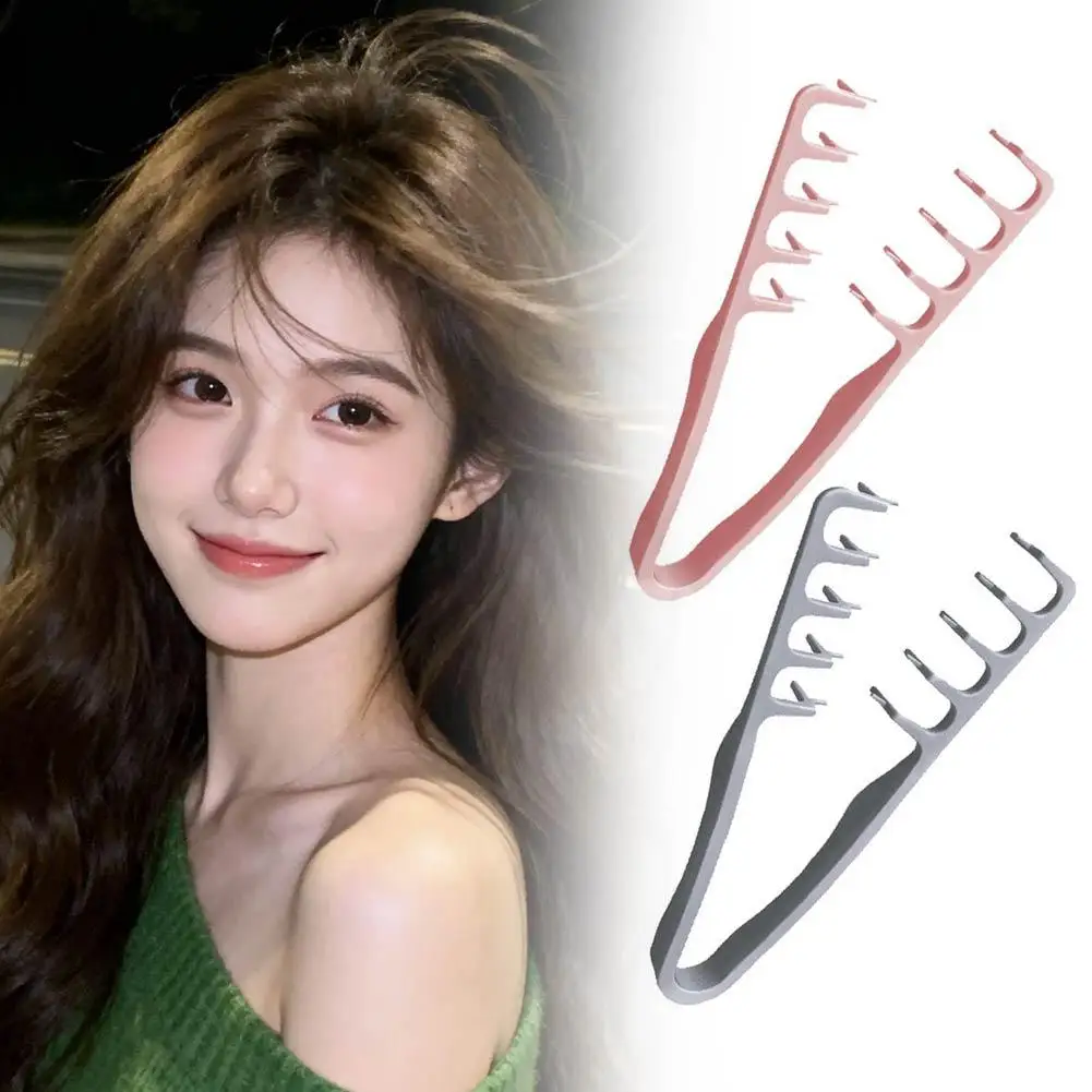 Wide Tooth Hair Styling Fluffy Comb Korea Style Comb Roots Volumizing Curling Tools Creative Bangs Hair Combs For Men W0L4