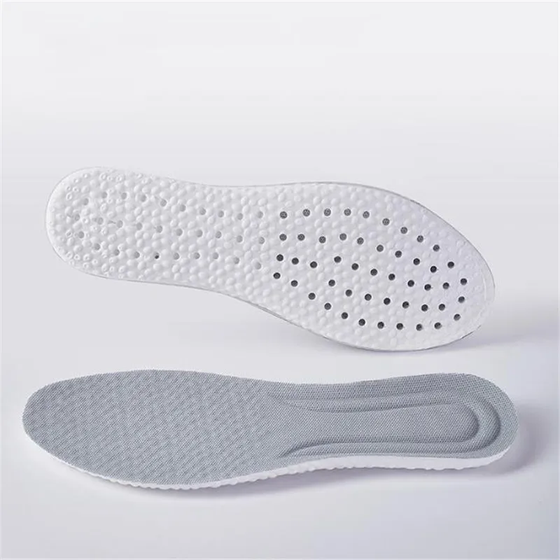 Palmilhas Ortopédicas de Memory Foam Sport para Sapatos, Almofada Única, Correndo, Absorvente de Choque, Respirável, Desodorização, EVA Soft Pad, Novo