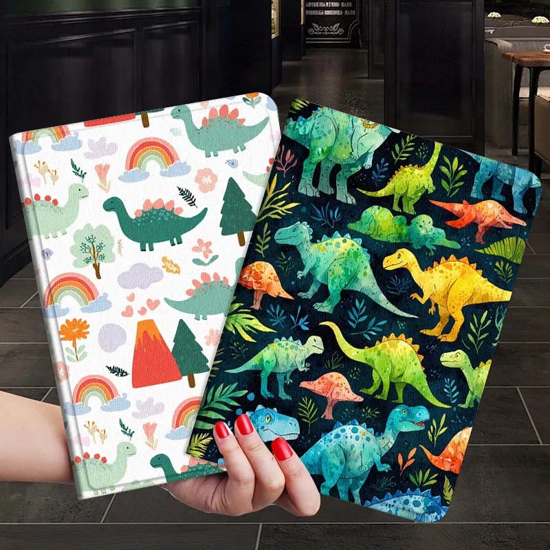

Cute Anime Dinosaur Art For Samsung Galaxy Tab S7 S8 S9 S10 FE Plus 12.4 13.1 Inch Tablet Case