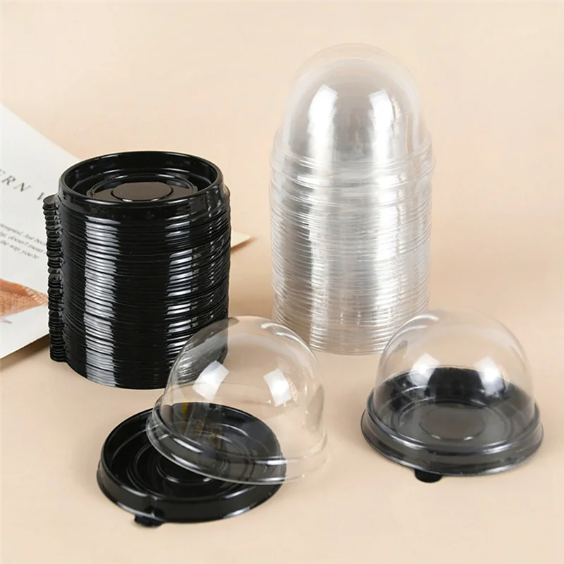 

P4-200PCS Fruit Dessert Box Mini Cupcake Container Pastry Cake Packaging Box Wedding Party Supplies Christmas Gift