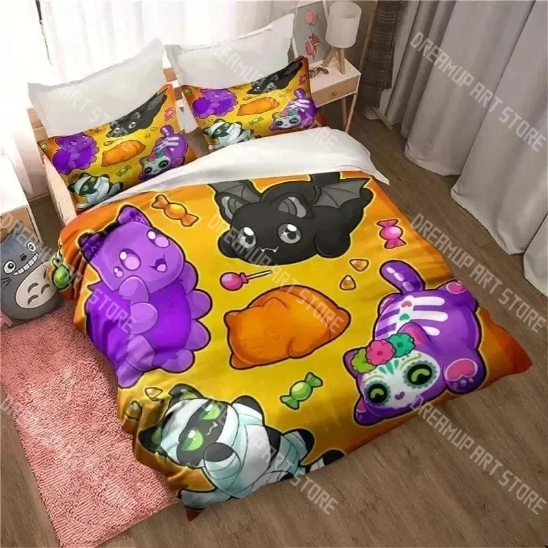 Juego de Ropa de Cama APHMAU Jessica Bravura, Juego de Cama Individual, Matrimonial, Queen, King Size, Juego de Funda Nórdica para Dormitorio Infantil, Juego de Sábanas
