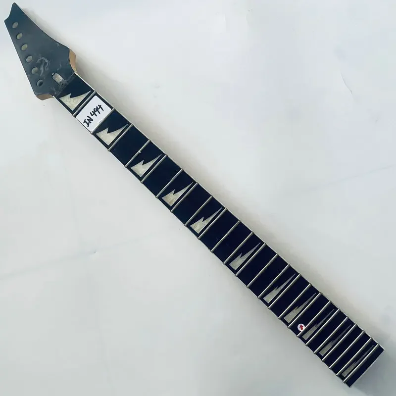 IN494 Unfinished Electric Guitar Neck Genuine and Original Ibanez Maple with Rosewood 24 Frets for DIY Surface Damages and Dirty