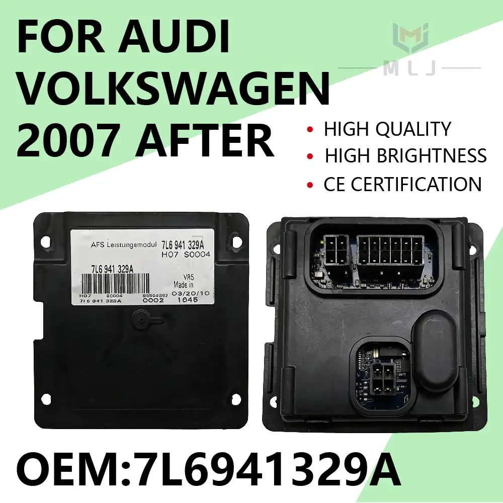 

7L6941329A For Audi A5 S5 Q5 Q7 Volkswagen 2007 After Headlight Module HID AFS Controler Unit Follower Modules Car Accessories