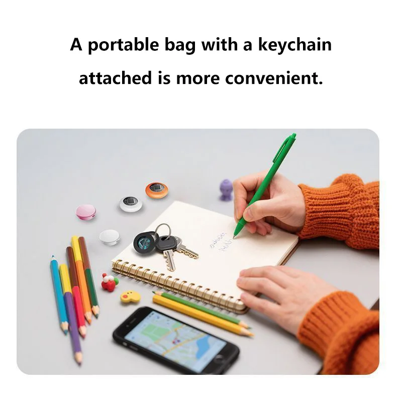 

Mini GPS Tracker Key Kids Bag Finder Dog Cat Pet Locator Smart Blue-tooth Tracker Device Anti-lost Reminder for IOS 2025