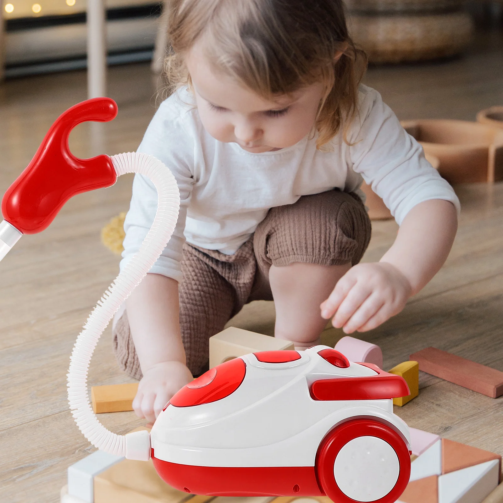 1 st Simulatie Stofzuiger Voor Kinderen Stofvanger Speelbal Pretend Schoonmaken Kinderen Speelhuis Spel Educatief