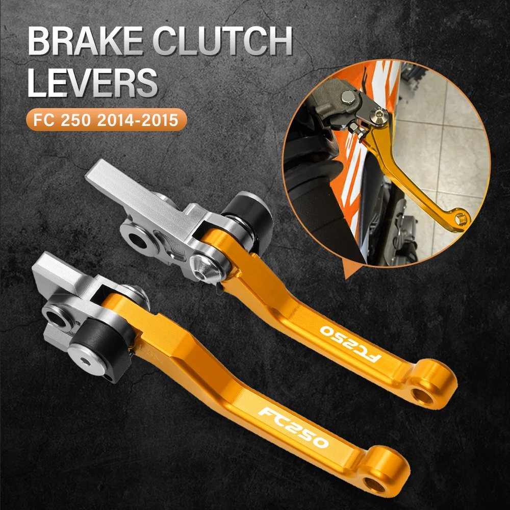 

For HUSQVARNA FC250 FC 250 2014 2015 Motocross Foldable Pivot Dirt Bike CNC Handlebar Brake Clutch Levers Handle Lever