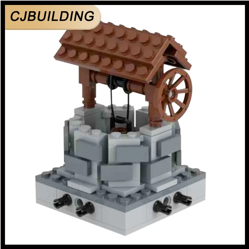 

MOC UCS Water Well Modular Model 109 Pieces for Medieval Architecture Building Blocks Toys Assembling Bricks MOC-33504