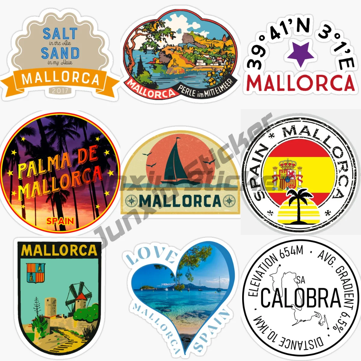 

Spain Mallorca Scenic Car Stickers Vinyl Self-adhesive Decor Decal