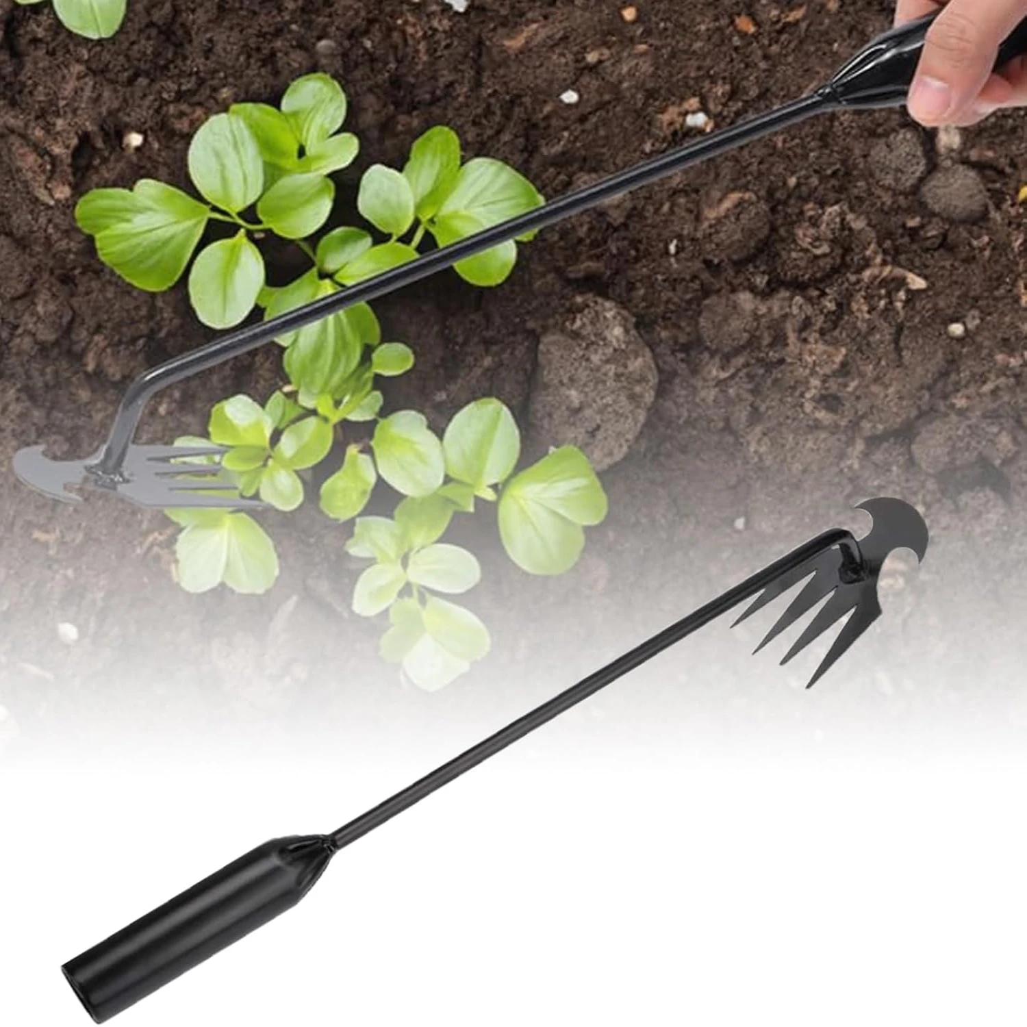 

Weed Puller Tool Garden Weed Pulling Tool, 2024 Upgraded Weeding Artifact Uprooting Weeding Tool, 4 Teeth Manganese Steel Forged