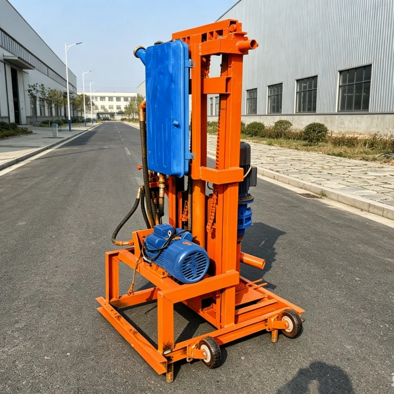 Customized Durable Hydraulic Winch Drilling Rig, Water Well Drilling Equipment for Agricultural Water Intake