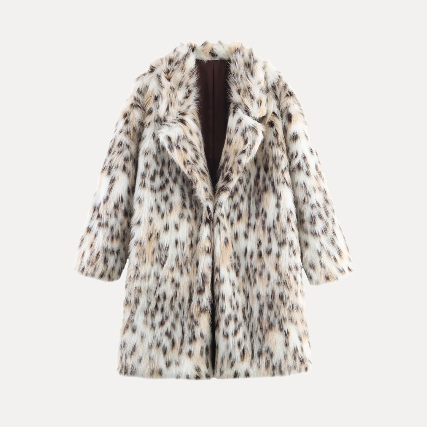 Faionable Long Plu Artificial Fur Coat Women's Autumn 2025 Personali Quilted Jaet Stand Fit Chinese Brand Z