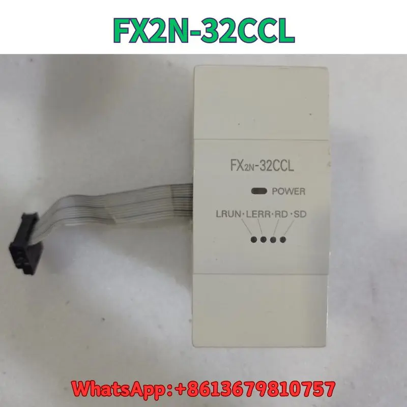 second-hand FX2N-32CCL PLC module test OK Fast Shipping