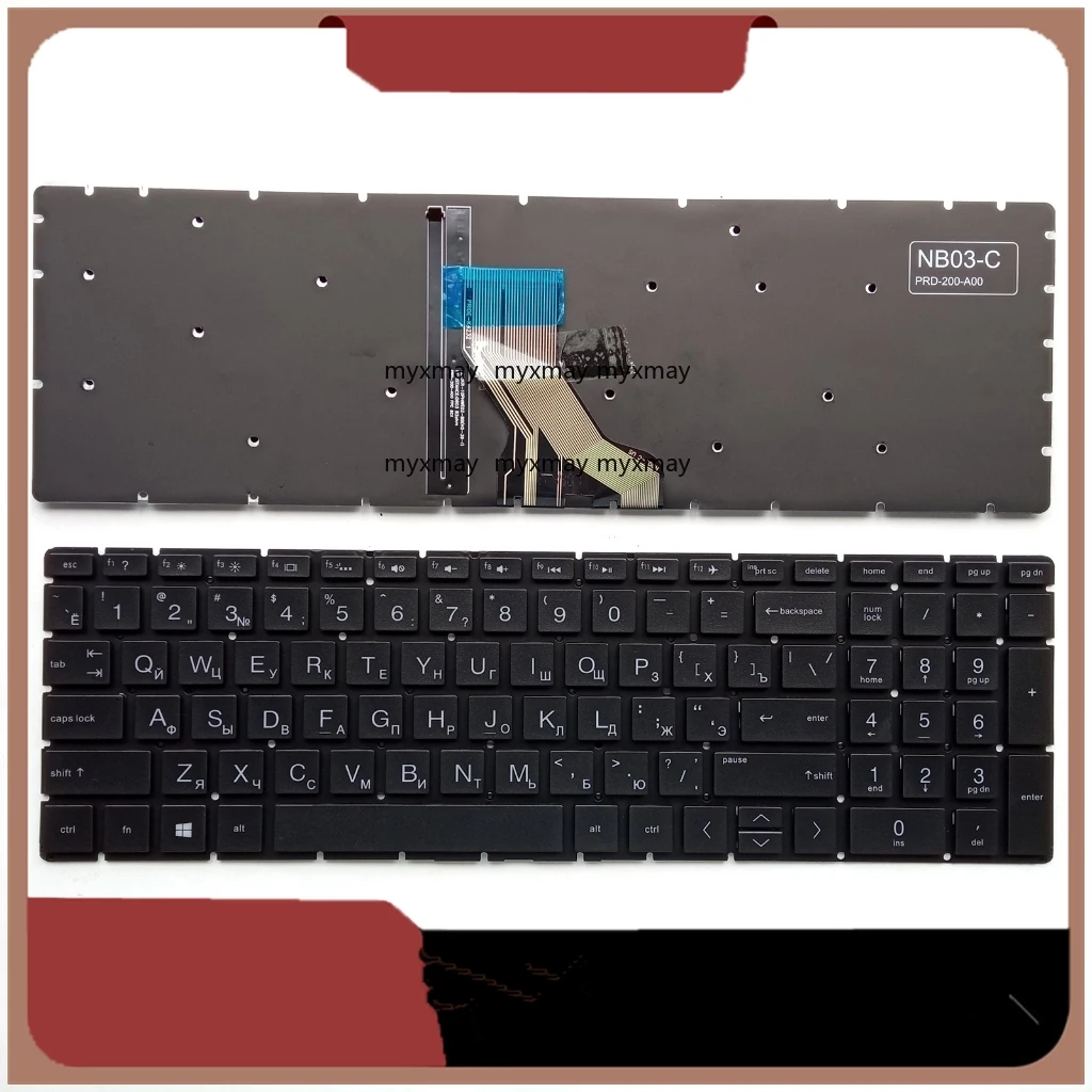 

US RU for HP Pavilion 15S 15-CU CN CR CX CW DA DR DY DF DX DK DU TPN-C136 C135 C133 C139 W134 Q200 Q208 Q210 C141Laptop keyboard