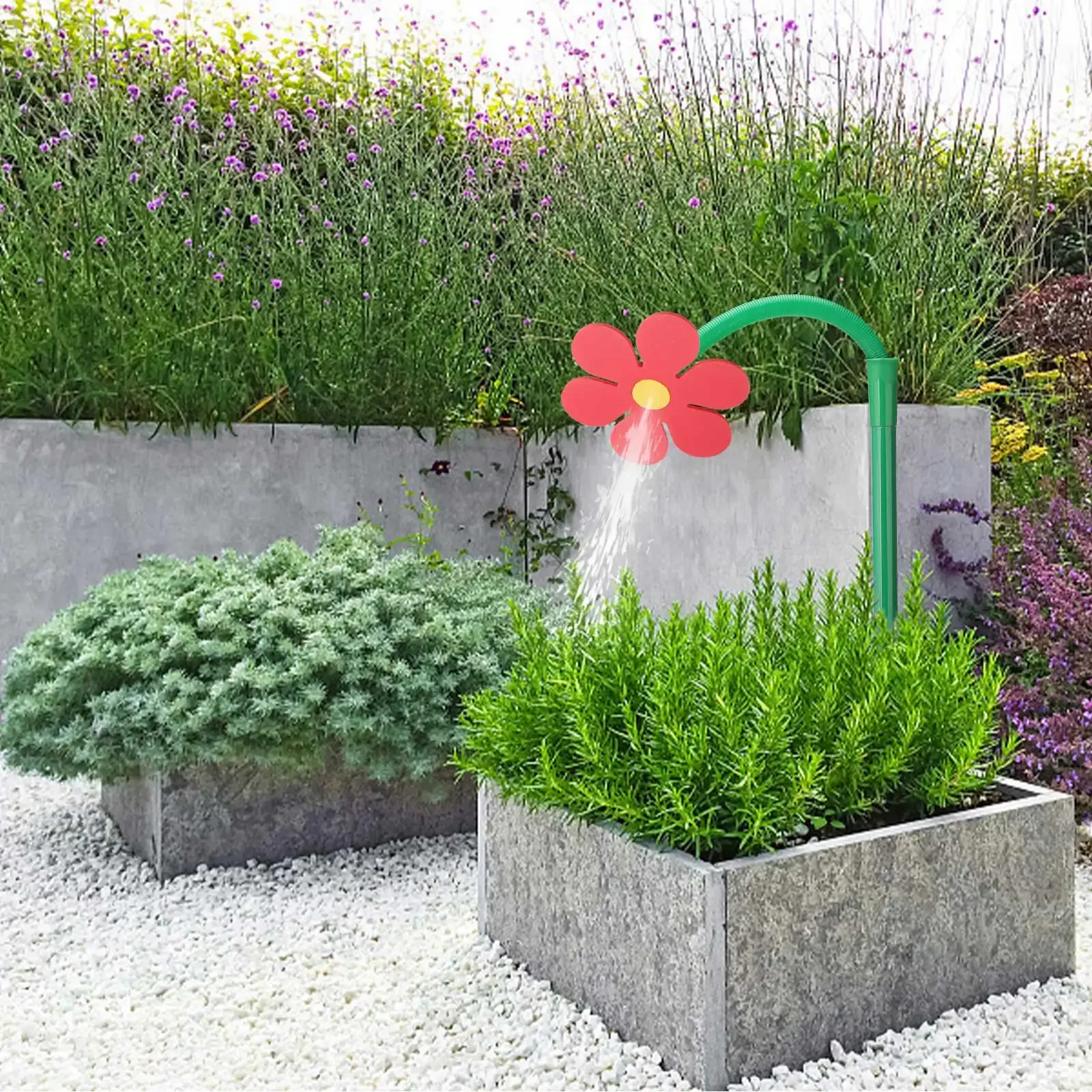 Universal Sun Flower Sprinkler Rocker Arm Plant Watering Garden Irrigation Sprinklers