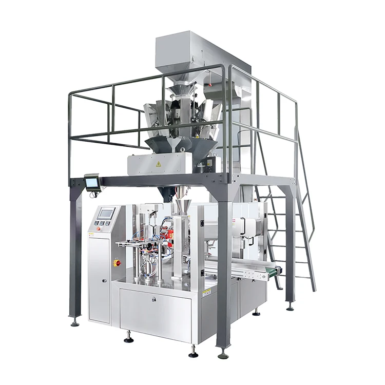 Sac préfabriqué automatique, matériel Doypack, écrous à vis, boulons, Machine d'emballage de comptage de joint sur 3 côtés