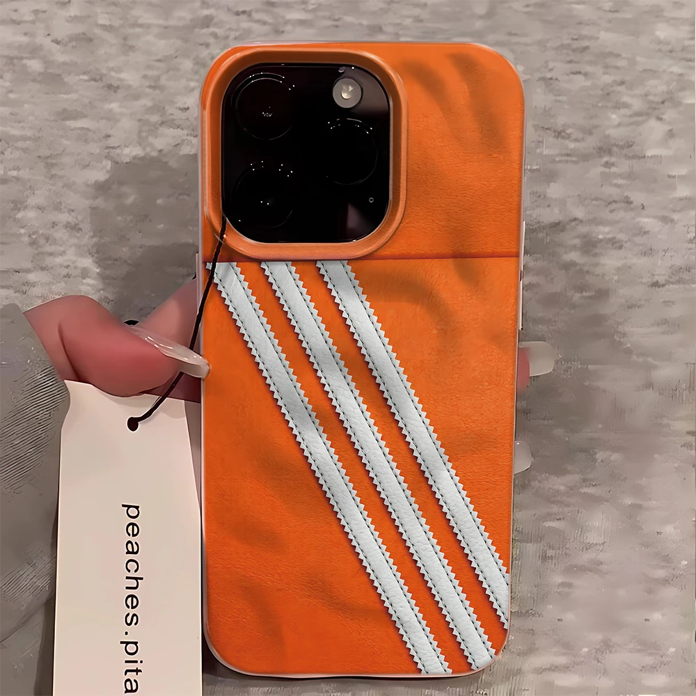 Orange Stripe Pattern Print Ar - đánh giá và giá Phone Cases Orange