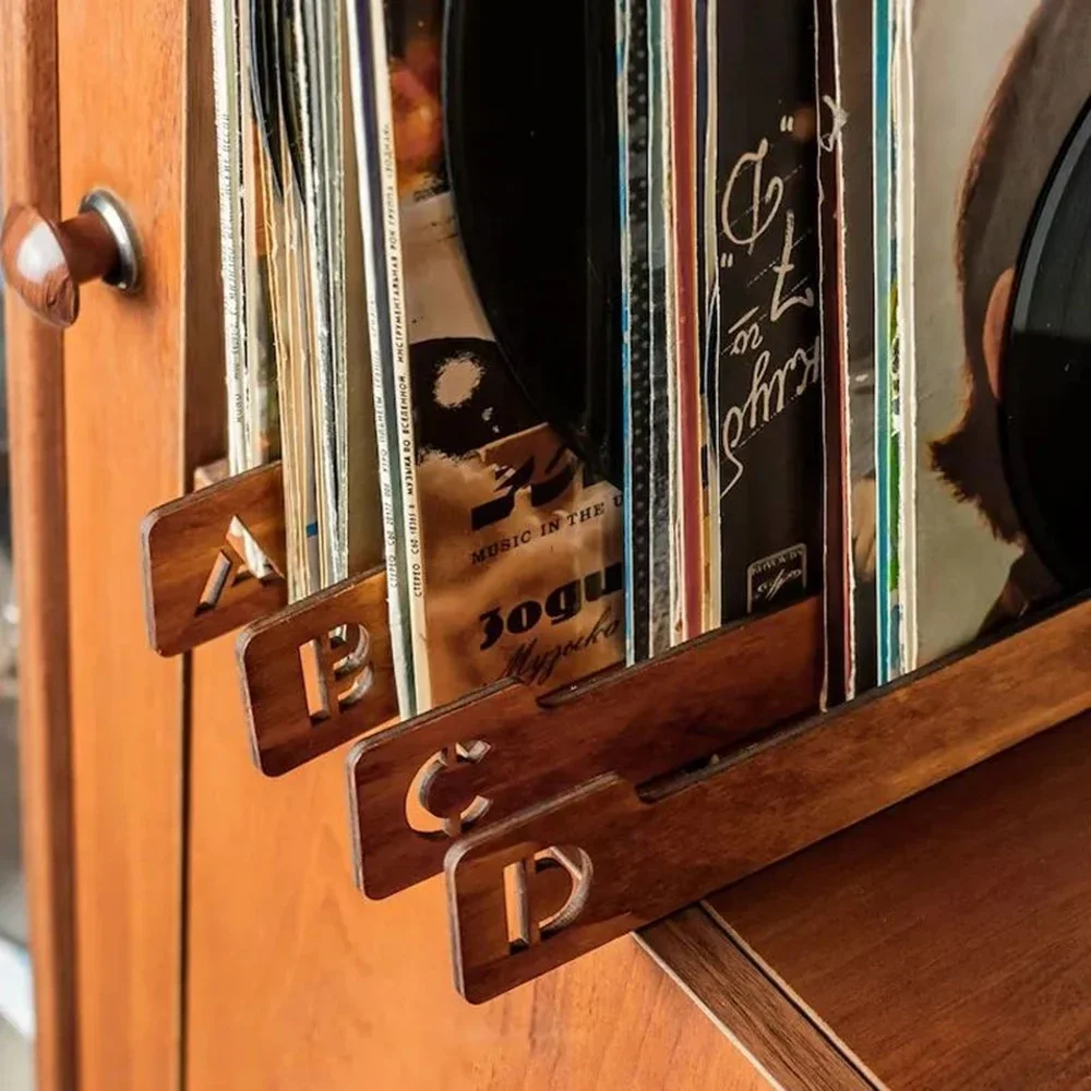 Alphabeticals Vinyl Record Dividers Sturdy Record Holder Rack Guides For Women Men Unisex