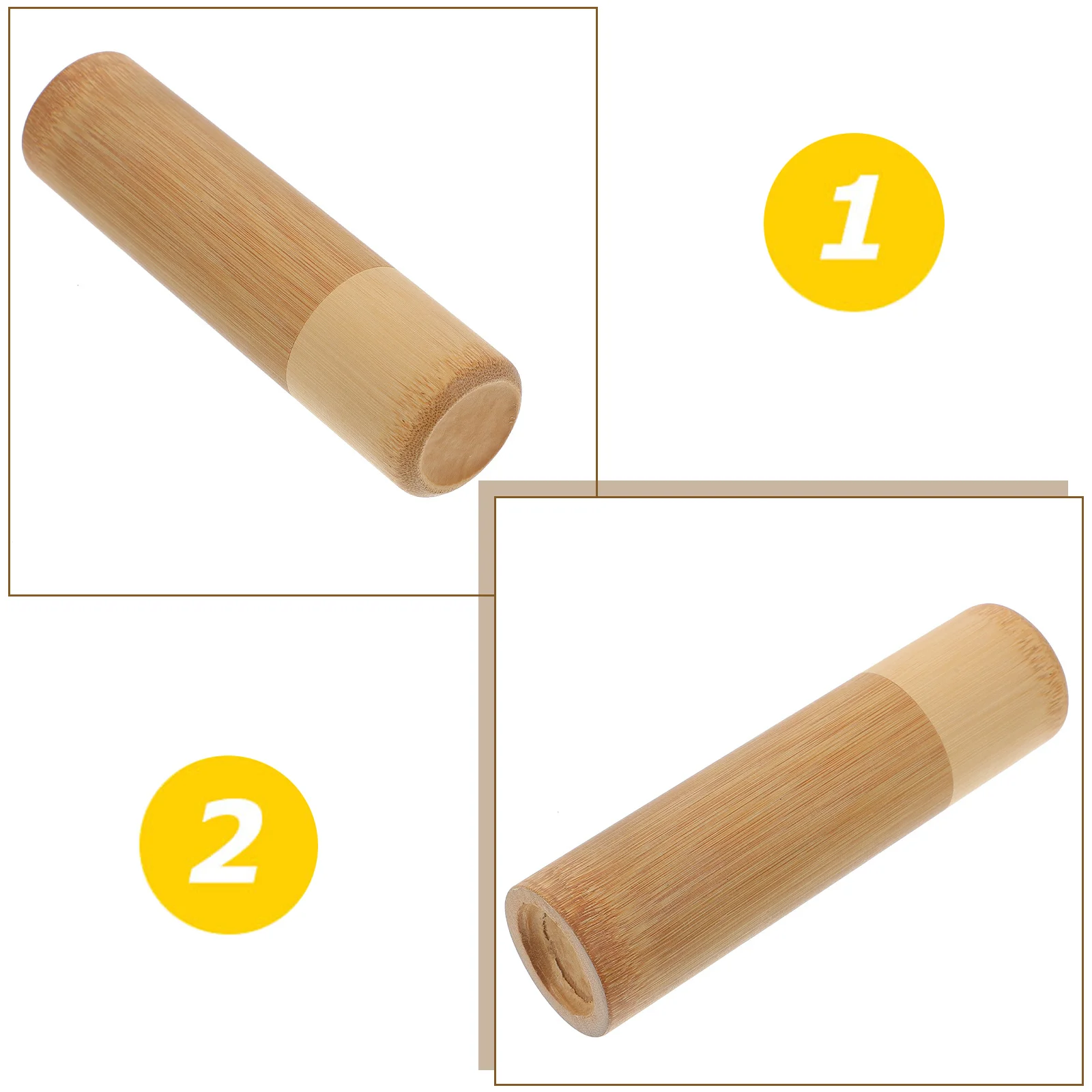 

1Pcs Bamboo Incense Holder Secure Seal Tube for Aromatherapy Supplies Home Office Decor Minimalist Style Easy Carry